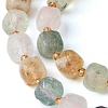 Natural Colorful Quartz Beads Strands G-Q010-A26-01-4