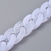 Handmade Acrylic Curb Chains/Twisted Chains AJEW-JB00530-3