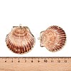 Natural Scallop Shell Pendants SSHEL-N038-17-3