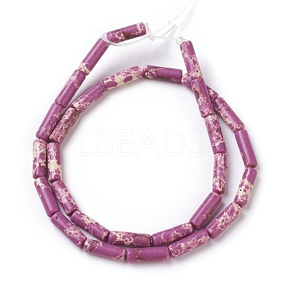 Synthetic Imperial Jasper Beads Strands G-L496-A02-1