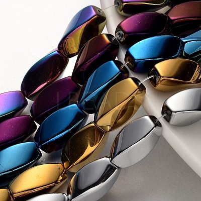 Electroplate Non-magnetic Synthetic Hematite Beads Strands G-F300-11A-1