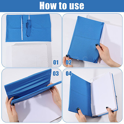 Polyester Book Cover OFST-WH0004-144H-1
