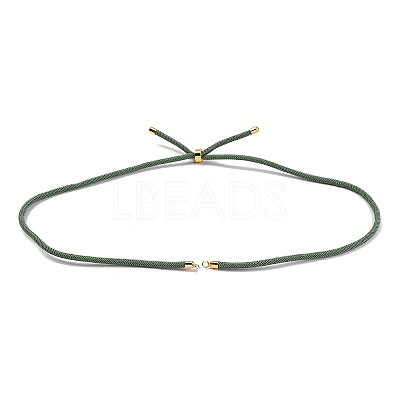 Nylon Cords Necklace Making AJEW-P116-03G-37-1