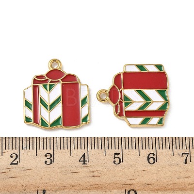 304 Stainless Steel Enamel Pendants STAS-L300-012G-17-1