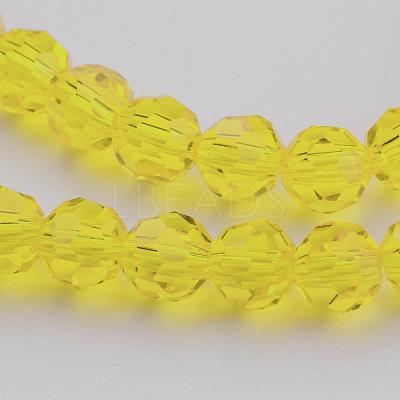 Transparent Glass Bead Strands GLAA-G013-8mm-68-1