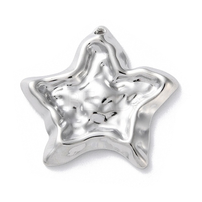 304 Stainless Steel Pendants STAS-S152-04P-B-1