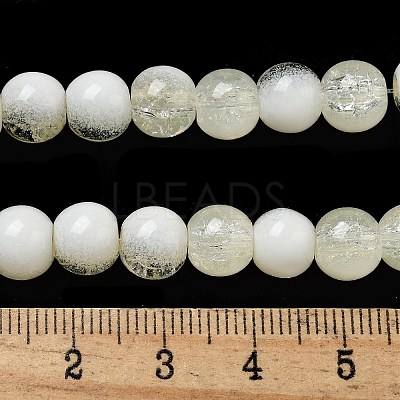 Crackle Glass Beads X1-GLAA-U001-8mm-11-1
