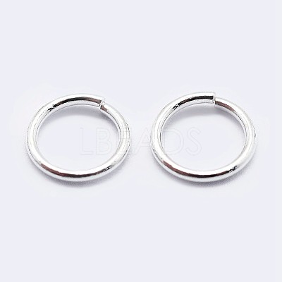925 Sterling Silver Saw Cut Open Jump Rings STER-F036-02S-0.9x9mm-1