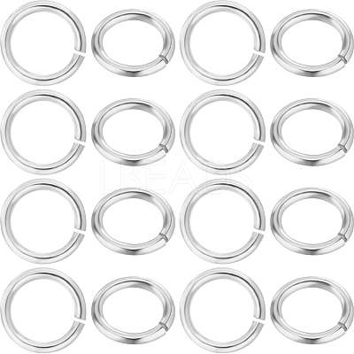 50Pcs 925 Sterling Silver Open Jump Rings STER-BBC0006-18B-1
