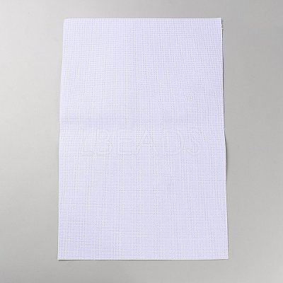 Linen Cross-Stitch Fabric DIY-WH0349-328-1