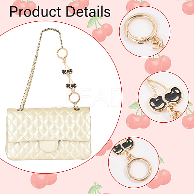Zinc Alloy Chain Link Purse Strap Extenders AJEW-WH0479-46B-1