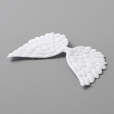 Cloth Embossed Wing Ornament Accessories LS-FIND-WH0037-27B-1