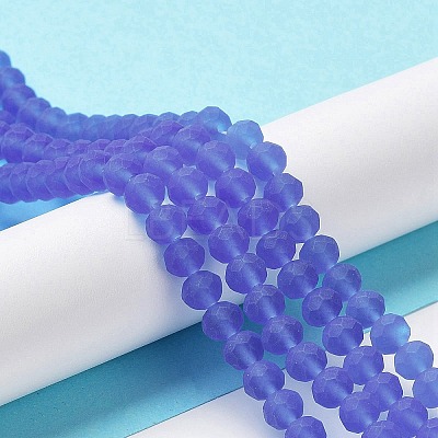 Transparent Glass Beads Strands X1-EGLA-A034-T8mm-MD31-1