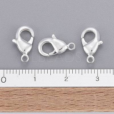 Brass Lobster Claw Clasps KK-902-S-1