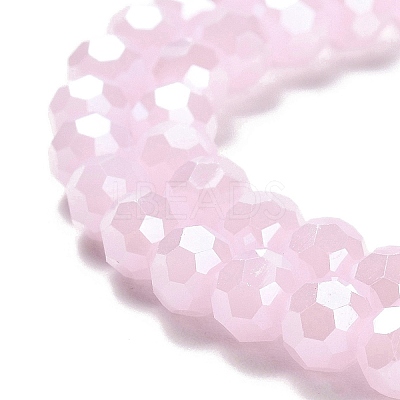 Electroplate Glass Beads Strands EGLA-A035-J6mm-A02-1