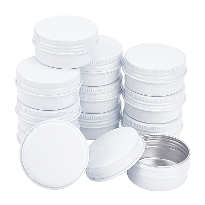 Round Aluminium Tin Cans CON-WH0079-13C-1