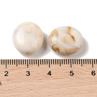Two Tone Opaque Acrylic Beads MACR-M044-01B-1
