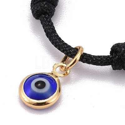 Adjustable Nylon Thread Charm Bracelets BJEW-JB06274-01-1