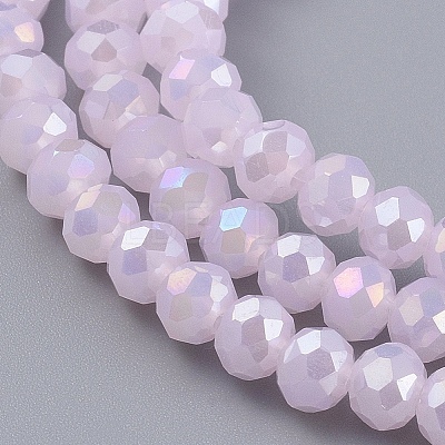 Electroplate Glass Beads Strands LS-EGLA-A034-P2mm-B12-1