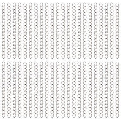 240Pcs 304 Stainless Steel Chain Extender STAS-ME0003-79-1