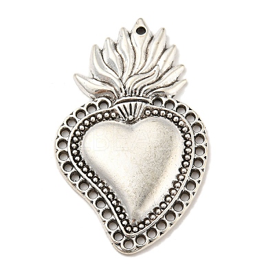 Tibetan Style Alloy Pendants TIBE-L013-08AS-11-1