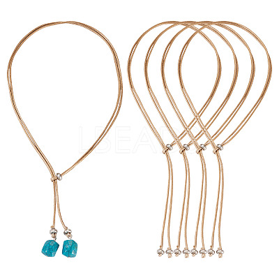 Waxed Polyester Cord Slider Necklace Making NJEW-TAC0018-04-1