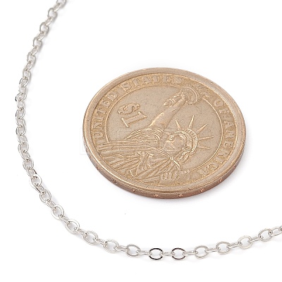 Brass Cable Chain Necklaces NJEW-JN04511-06-1