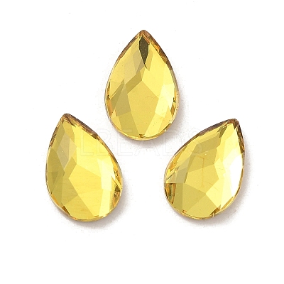 Glass Rhinestone Cabochons RGLA-P037-15A-D226-1
