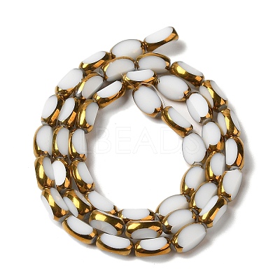 Electroplate Glass Beads Strands EGLA-P061-02A-07-1