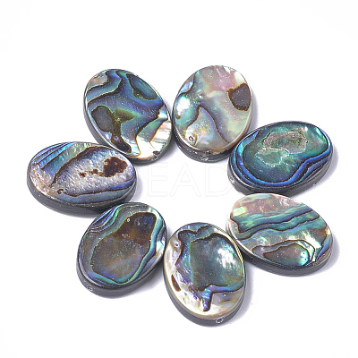 Natural Abalone Shell/Paua Shell Beads X-SSHEL-T008-14-1
