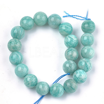 Natural Amazonite Beads Strands G-S333-10mm-022-1