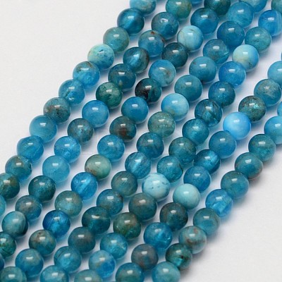 Natural Apatite Beads Strands G-D856-01-4mm-1