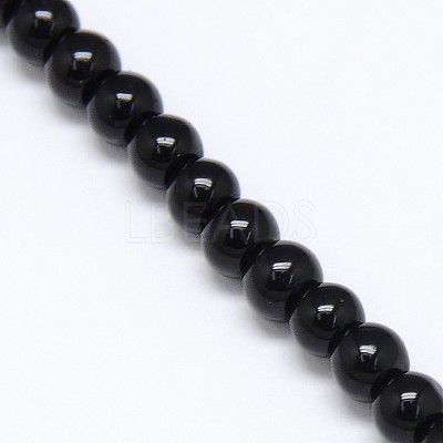 Crystal Glass Round Beads Strands EGLA-F037-4mm-B03-1