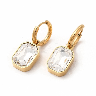 Ion Plating(IP) 304 Stainless Steel Hoop Earring Hand Polished EJEW-C017-06G-03-1
