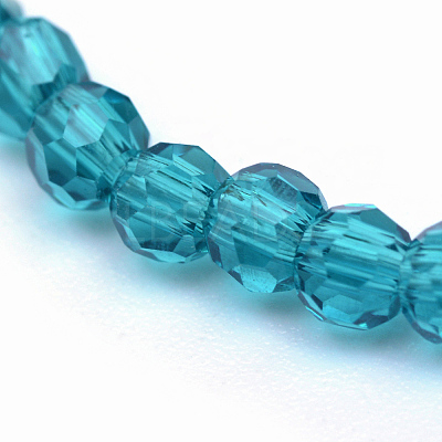 Transparent Glass Bead Strands LS-GLAA-R166-6mm-01C-1