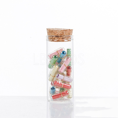 Mini High Borosilicate Glass Bottle Bead Containers BOTT-PW0001-262D-1