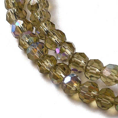 Electroplate Transparent Glass Beads Strands LS-EGLA-A035-T3mm-L16-1