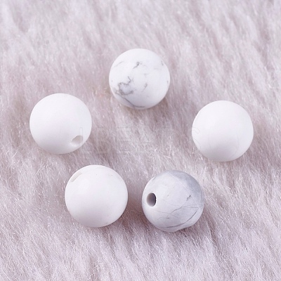 Natural Howlite Beads G-K275-30-6mm-1