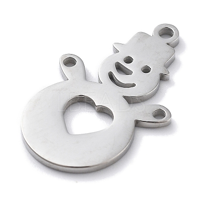 Christmas Theme Anti-Tarnish 304 Stainless Steel Pendants LS-STAS-R003-04P-01-1