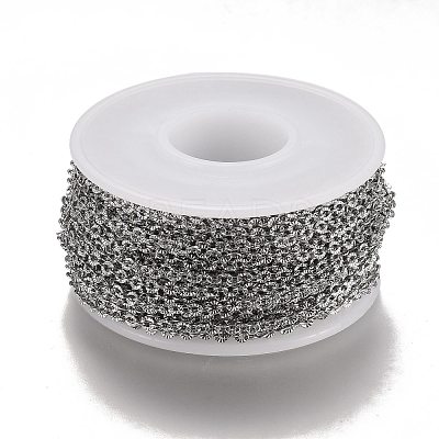 Tarnish Resistant 304 Stainless Steel Cable Chains CHS-A006-02A-P-1