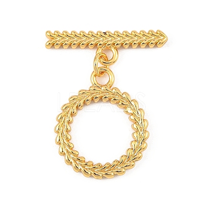 SHEGRACE Brass Toggle Clasps XGR0124G-135G-1
