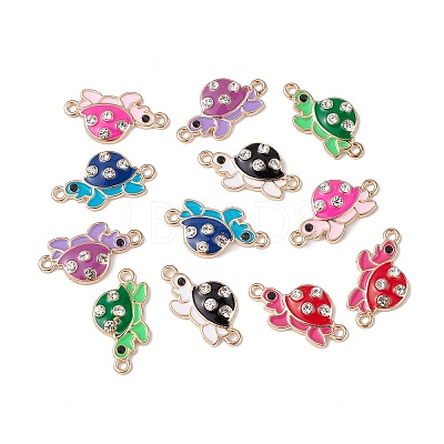 Alloy Enamel Connector Charms ENAM-I054-04-1
