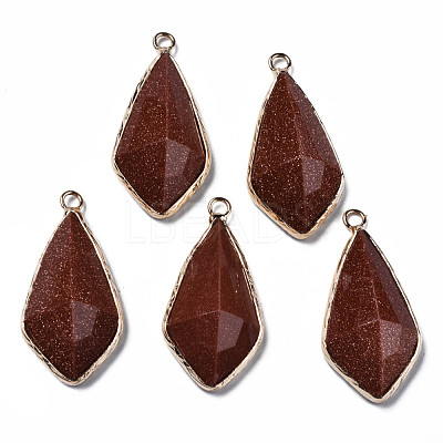 Synthetic Goldstone Charms G-Q998-029E-1