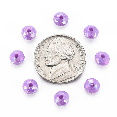 Opaque Acrylic Beads MACR-Q239-018C-06-1