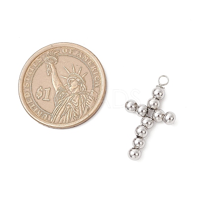 Brass Beaded Pendants PALLOY-JF04054-02-1