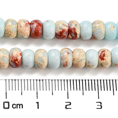 Synthetic Imperial Jasper Dyed Beads Strands G-D077-E01-02-1