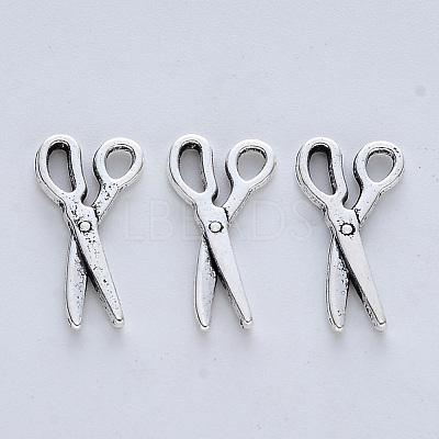 Tibetan Style Alloy Pendants TIBE-R316-007AS-RS-1