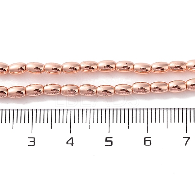 Electroplate Beads Strands X-EGLA-H104-02E-1