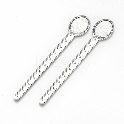 Tibetan Style Alloy Cabochon Setting X-TIBE-R001-01AS-1