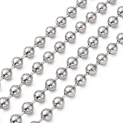 Tarnish Resistant 304 Stainless Steel Ball Chains CHS-A002B-6.0mm-1